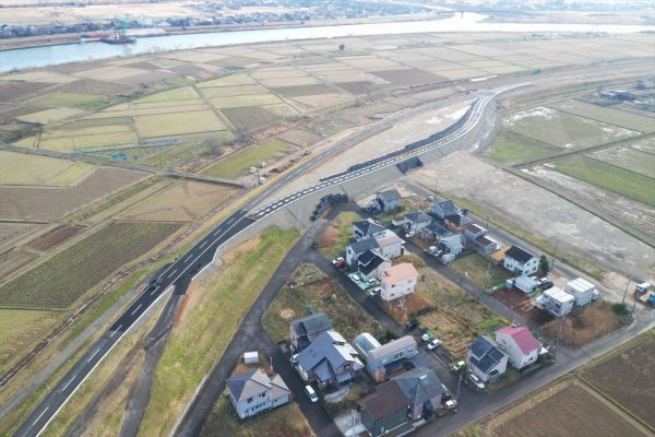 主要地方道新潟中央環状線（獺ヶ通地内その３）道路改良工事 写真