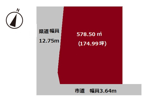 西区赤塚　売地