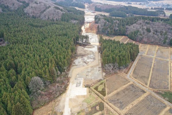 朝日温海道路　塩野町地区改良その３工事 写真