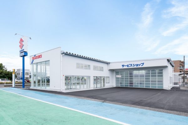 スズキショールーム新潟善久新築工事 写真