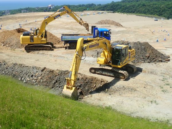 大河津分水路山地部掘削その14工事 写真