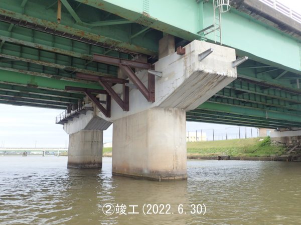 R３・４新潟大橋耐震補強工事 写真