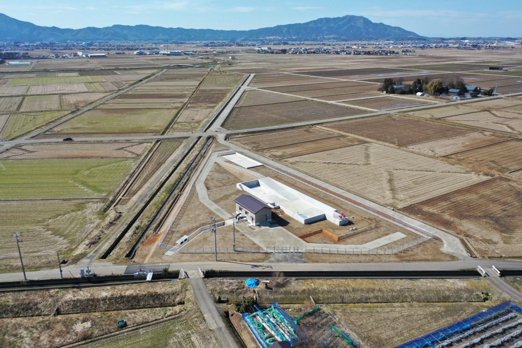 「馬堀地区 第1号揚水機場第1次工事」竣工のご案内 株式会社廣瀨|新潟市西区|総合建築業|土木・建築・舗装・管工事等の企画・設計・施工・管理