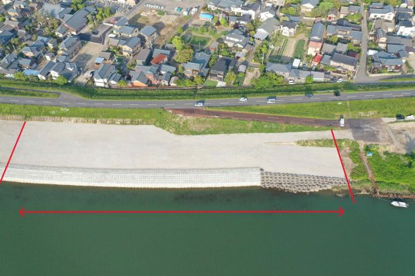 蔵岡低水護岸その６工事 写真