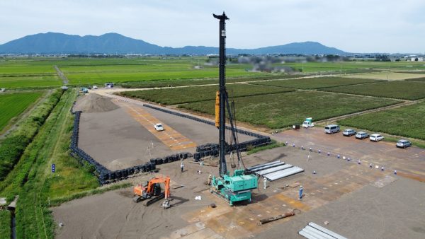 松橋地区　揚水機場第１次工事 写真