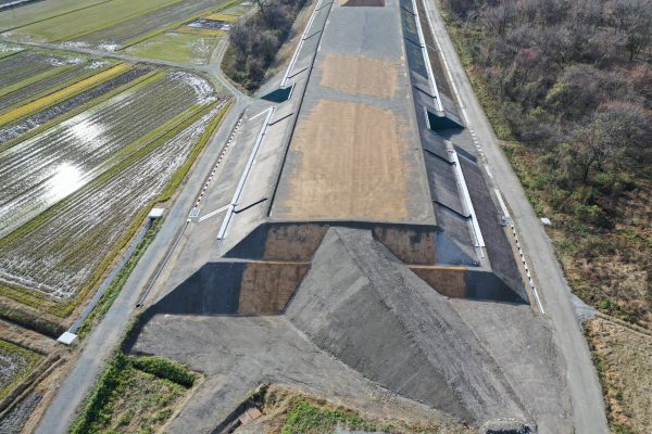 朝日温海道路　檜原地区道路工事 写真