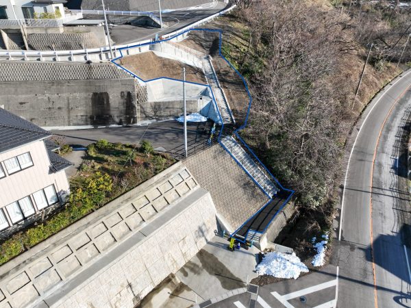 大河津分水路山地部掘削その19他工事 写真