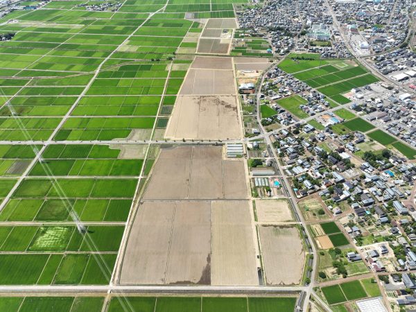 富永・吉栄地区　区画整理第1次工事 写真