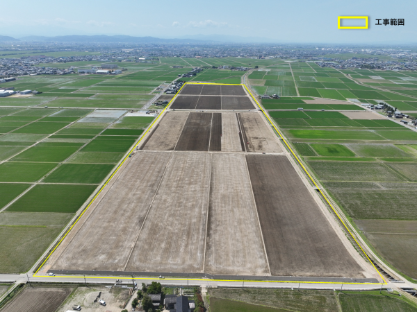 松橋地区区画整理第2次工事 写真
