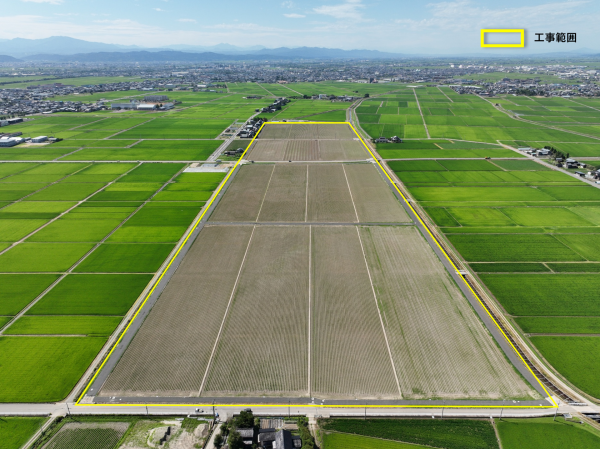 松橋地区区画整理第2次工事 写真