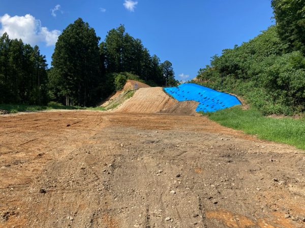 朝日温海道路　板屋越地区改良その3工事 写真