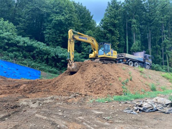 朝日温海道路　板屋越地区改良その3工事 写真