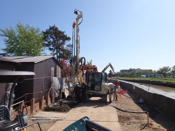 一級河川西川 ６年災河川災害復旧（その１）工事 写真