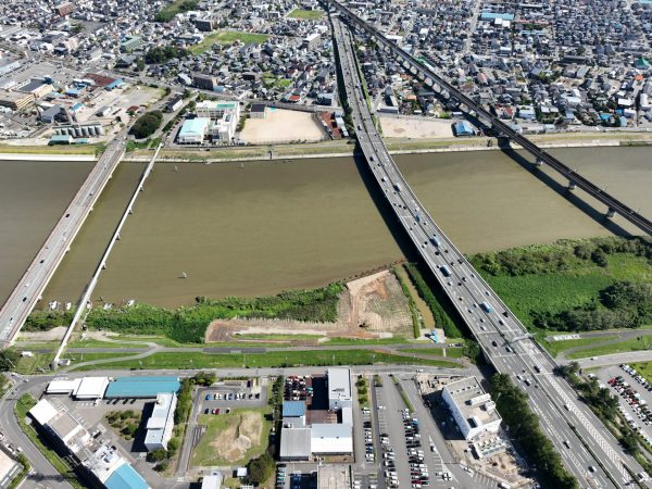 Ｒ７・８新潟大橋既設構造物撤去工事 写真