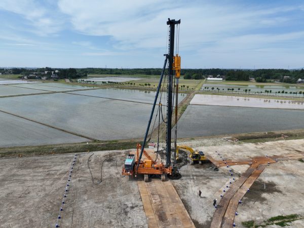 上沼道　米岡地区軟弱地盤改良その４工事 写真