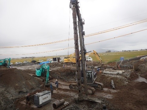 笠木補給地区　第２次工事 写真