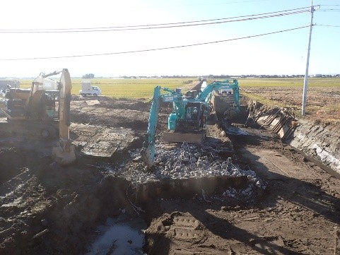 笠木補給地区　第２次工事 写真