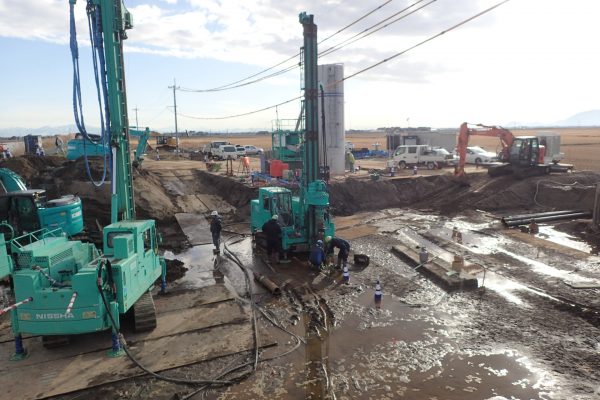 笠木補給地区　第２次工事 写真