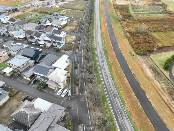 小須戸橋右岸取付道路その１工事 写真