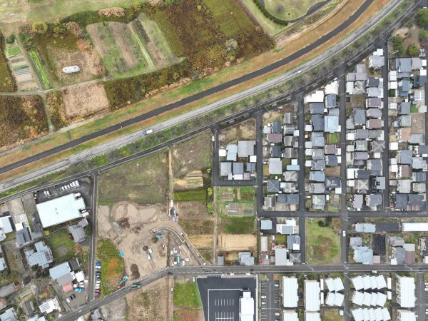 小須戸橋右岸取付道路その１工事 写真