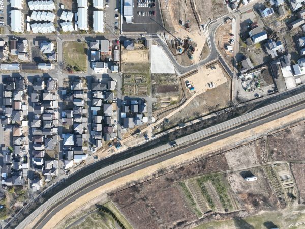 小須戸橋右岸取付道路その１工事 写真