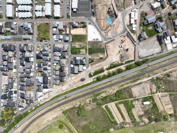 小須戸橋右岸取付道路その１工事 写真