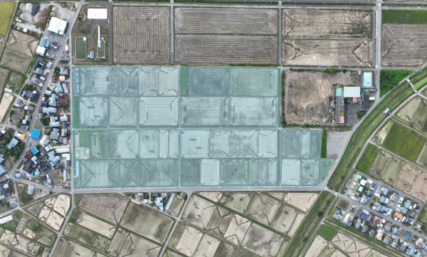 大原2期地区 区画整理第2次工事 写真