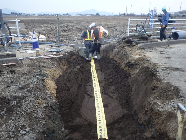 大原２期地区　区画整理第３次工事 写真