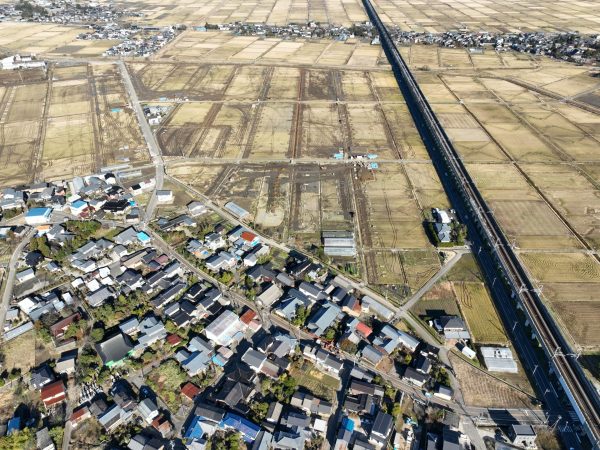 大原２期地区　区画整理第３次工事 写真
