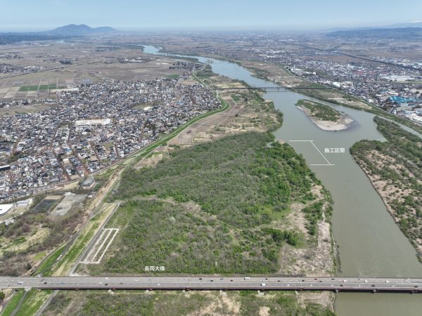 長岡地区河道掘削その12工事 写真