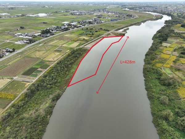 横場新田地区河道掘削その12外工事 写真