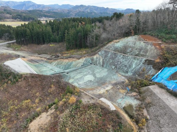 朝日温海道路　大須戸地区道路その12工事 写真