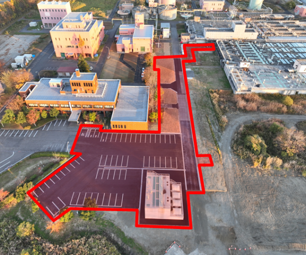 新潟処理場　分水槽撤去工事 写真