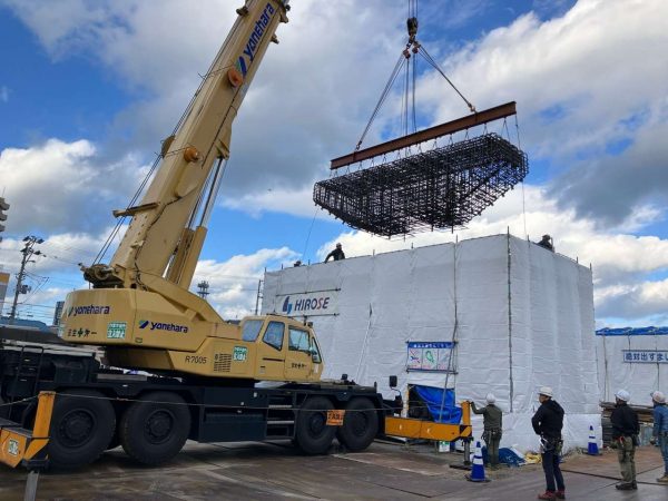栗ノ木道路　栗ノ木高架橋下部（下り･Ｐ21-22）工事 写真