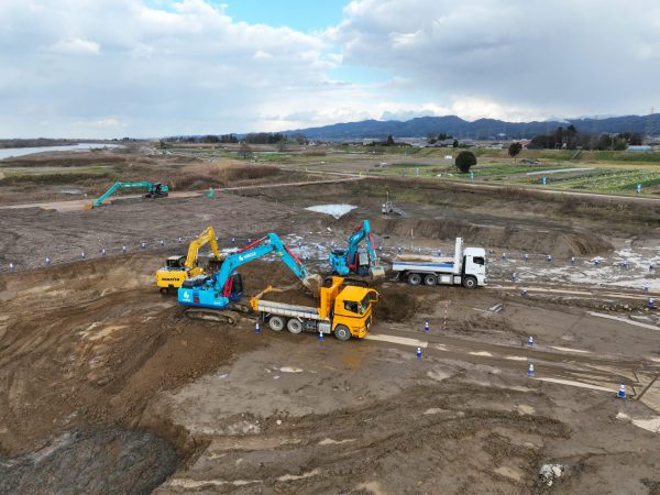 横場新田地区河道掘削その14工事 写真