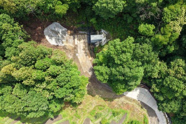 向沢・馬取川下流砂防堰提工事 写真