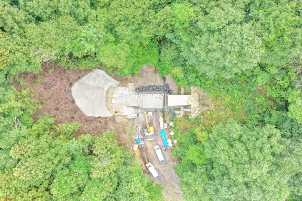 向沢・馬取川下流砂防堰堤工事 写真
